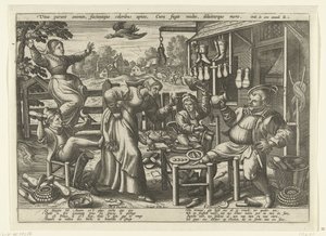 The Spoiled Household by Pieter van der Borcht (I)