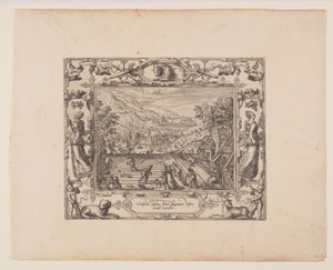 April, from The Twelve Months by Pieter van der Borcht