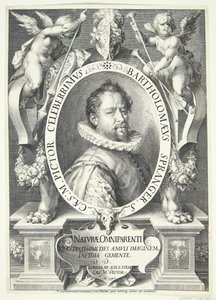 God Reveals Himself to Abraham in the Form of an Angel, and Abraham Rises by Pieter van der Borcht