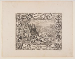 June, from The Twelve Months by Pieter van der Borcht