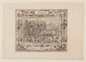 October, from The Twelve Months by Pieter van der Borcht