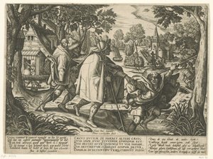 Parable of the two blind men by Pieter van der Heyden