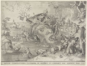 Temptation of St. Anthony by Pieter van der Heyden