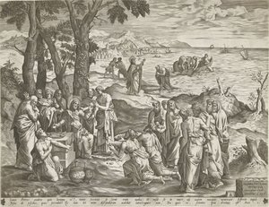 Miraculous Catch of Fish and Feeding of the Multitude