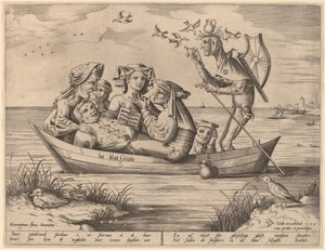 The Ship of Fools by Pieter van der Heyden after Hieronymus Bosch