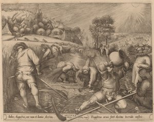 Summer by Pieter van der Heyden after Pieter Bruegel the Elder