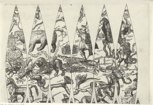 Map of a Part of the Zodiac by Pieter van der Keere