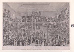Exposition at the Louvre Salon in 1787