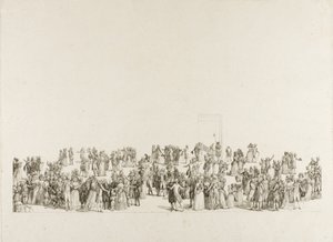 The Exhibition at the Salon du Louvre in 1787