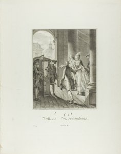 The Precautions, from Monument of the Physical and Moral Costume of the Late Eighteenth Century