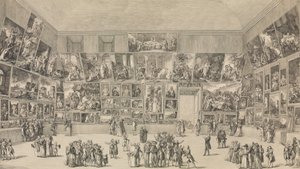 View of the Salon of 1785 by Pietro Antonio Martini