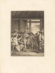 The Discovery of the New World by Pietro Antonio Martini after Jean Michel Moreau