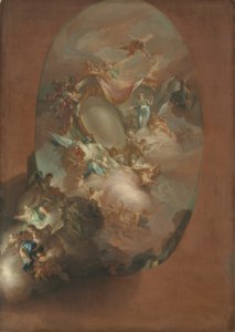 Study for "The Apotheosis of Ferdinand IV and Maria Carolina, King and Queen of Naples" by Pietro Bardellino