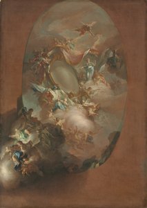 Study for The Apotheosis of Ferdinand IV and Maria Carolina, King and Queen of Naples by Pietro Bardellino