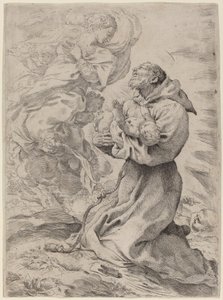Saint Francis with the Christ Child