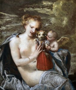 Venus, Cupid and Little Dog Dressed as a Child