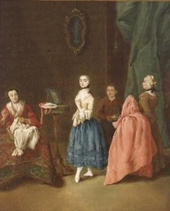 Lady at the Dressmaker