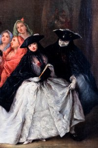 The Charlatan (detail), circa 1757 by Pietro Longhi