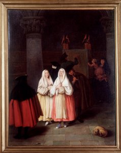 The Cosmorama, Exhibition of Perspective Pictures by Pietro Longhi