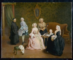 The Family Concert by Pietro Longhi