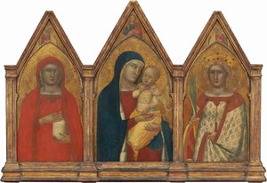 Madonna and Child with the Blessing Christ, and Saints Mary Magdalene and Others
