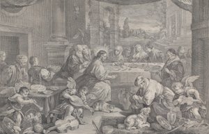 Christ Turning Water into Wine at the Wedding at Cana by Pietro Monaco