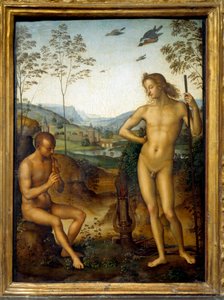 Apollo and Marsyas by Pietro Perugino