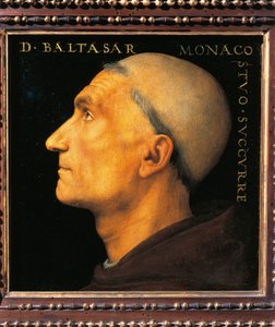 Portrait of Monk Balthazar of Vallombrosa Abbey by Pietro Perugino