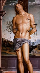 Saint Sebastian after 1490 by Pietro Perugino
