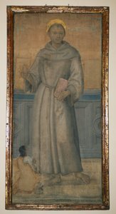 St Anthony of Padua and Bartolomeo di Maraglia from Perugia, circa 1512 by Pietro Perugino