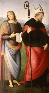 St. John the Evangelist and St. Augustine of Hippo