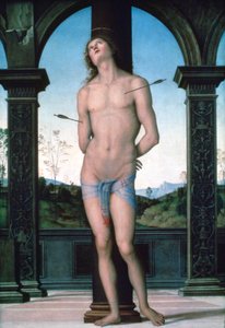 St Sebastian by Pietro Perugino