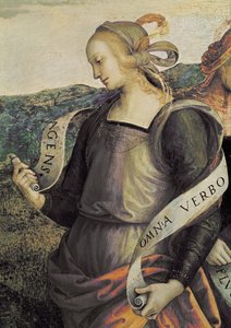 The Erythraean Sibyl (detail) by Pietro Perugino
