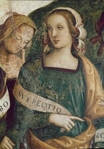 The Persian Sibyl (detail) by Pietro Perugino
