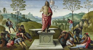 The Resurrection, 1496-1500 by Pietro Perugino