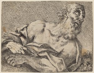 Saint Jerome by Pietro Rotari after Antonio Balestra