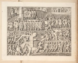 Reliefs on the Arch of Septimius Severus in Rome by Pietro Sante Bartoli