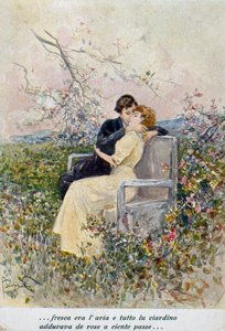 Two lovers by Pietro Scoppetta