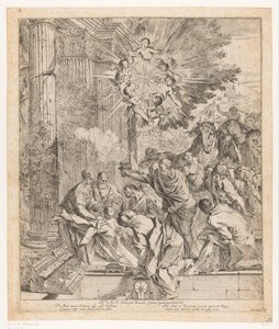 Adoration of the Magi by Pietro Testa