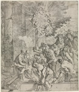 Adoration of the Magi, 1636-1638 by Pietro Testa
