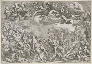 Allegory of Autumn by Pietro Testa
