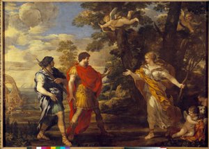 Venus as a Hunter Appears in Aeneas by Pietro da Cortona