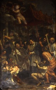 Saint Charles Carrying the Holy Nail in Procession During the Plague