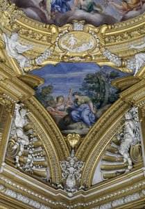 The Hall of Apollo (detail) by Pietro da Cortona