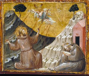 St. Francis Receiving The Stigmata by Pietro da Rimini