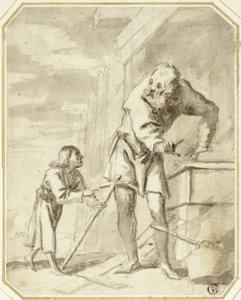 Saint Joseph with the Child Jesus in His Carpentry Shop