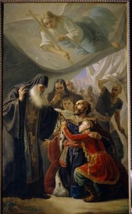 Farewell to Grand Prince Michael of Tver by Pimen Nikitich Orlov