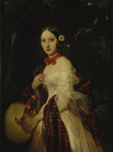 Maria Arkadyevna Stolypina Beck 1819-1889 by Pimen Nikitich Orlov