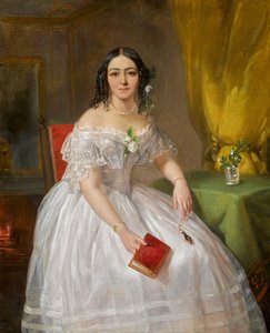 Portrait of Sophia Nikolayevna Karamzina by Pimen Nikitich Orlov