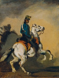 Austrian Hussar by Piotr von Michalowski